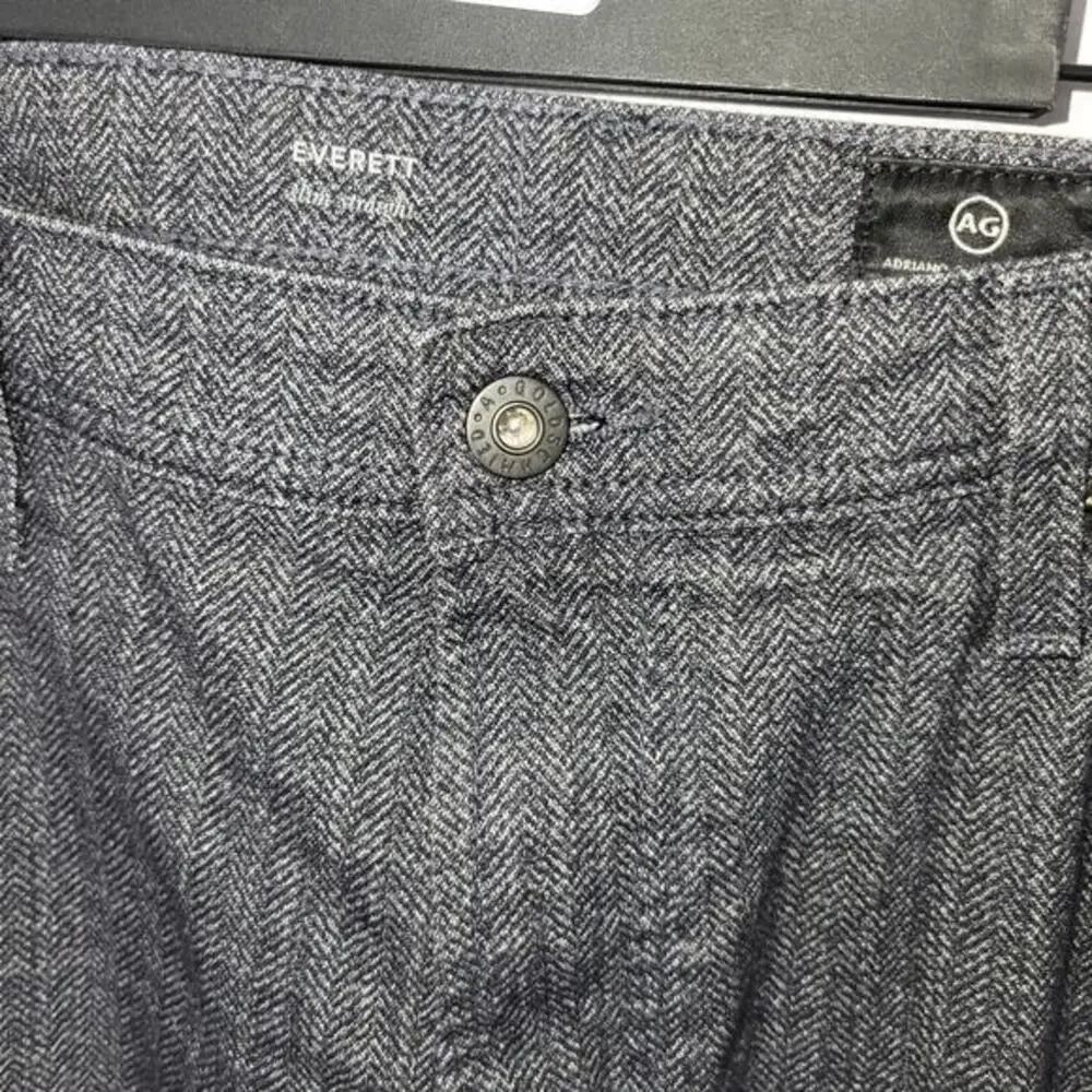 AG Everett Slim Straight Pants Gray‎ 36x34 Adriano Goldschmied Mens Stretch - Picture 2 of 10